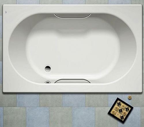 Roca Bora Bora Badewanne Sanitär-Acryl 190 x 120 cm, 345l, mit Handgriffen, 7247822001
