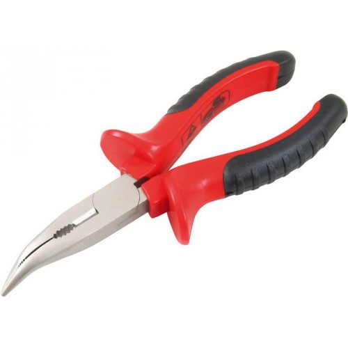 EXTOL PREMIUM Halbrundzange gebogen, 160mm 7422