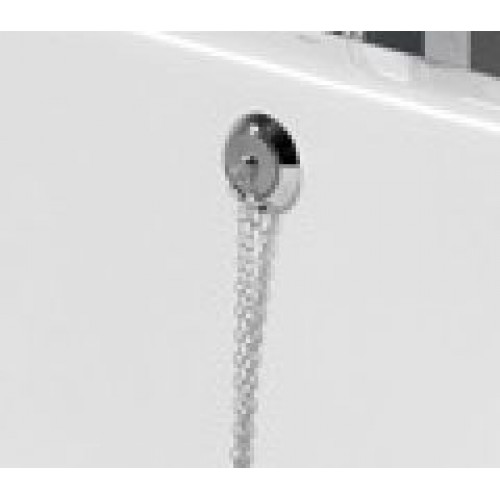 Roca Newcast Ablauf mit Überlauf und Spund, chrom 7506403400 Roca Newcast Ablauf mit Überlauf und Spund, chrom 7506403400