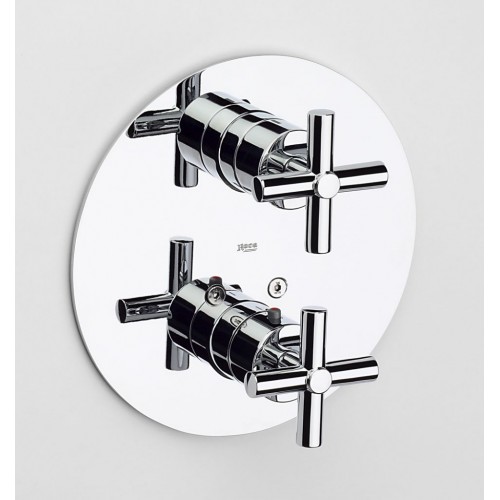 Roca Loft thermostatische Wannenarmatur mit Umstellung, chrom, 75A0643C00