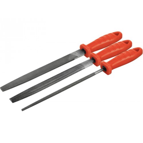 EXTOL PREMIUM Feilen, Set 3 Stck und 5 Stck, 3 Stck, 200mm