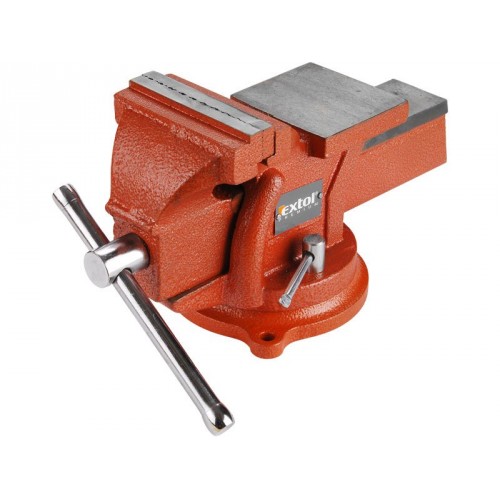 EXTOL PREMIUM bench vice 150mm, swivel base with anvil, 11kg 8812624