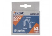 EXTOL PREMIUM Tackerklammern, 14 mm, 7,55 × 0,52 × 1,2 mm, 1000 Stk. 8852305