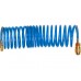 Extol Premium PU-Spiraldruckluftschlauch mit Schnellkupplungen aus Messing 8mm,8m, 8865135