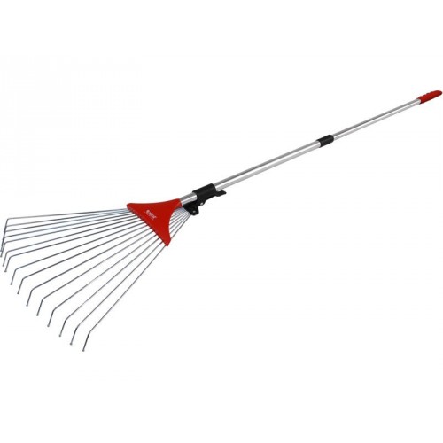 EXTOL PREMIUM adjustable lawn rake, telescopic handle 80-158cm, width 18-59cm EXTOL PREMIUM adjustable lawn rake, telescopic handle 80-158cm, width 18-59cm