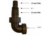 GÜDE Pumpenanschlussstutzen 1 1/4" IG 94547