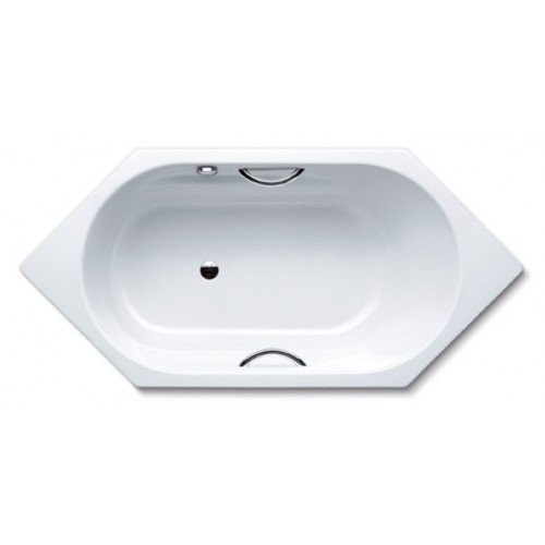Kaldewei Vaio 6 Star Sechseckbadewnne 959 mit Griffbohrung 190x90x43cm 233923000001