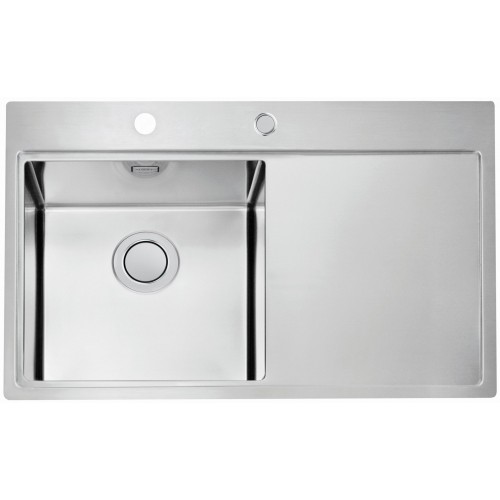 ALVEUS PURE 40 UP L Edelstahlspüle, 790 x 525 mm, links 1123789 ALVEUS PURE 40 UP L Edelstahlspüle, 790 x 525 mm, links 1123789