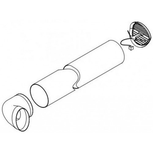 ARISTON Außenwand-Kit NUOS EVO 80-110 3208092