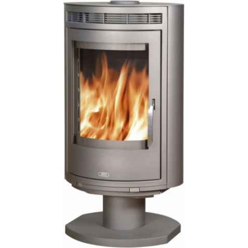 ABX ARKTIS 8 drehbar, Holz-Kaminofen, grau + Speckstein 4655-8OM