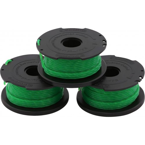 Black & Decker A6486-XJ Ersatzschnur, 3er-Set, 2,0 mm x 6 m Black & Decker A6486-XJ Ersatzschnur, 3er-Set, 2,0 mm x 6 m