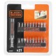 Black & Decker A7074 21-XJ -teiliges Bit-Set + magnetischer Halter