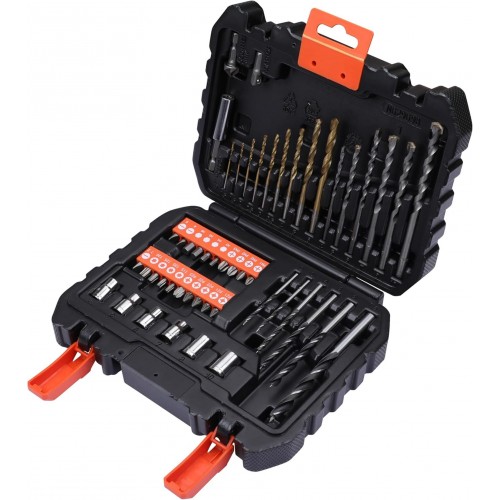 Black & Decker A7188-XJ Bohrer-Bit-Set 50-teilig, Black & Decker A7188-XJ Bohrer-Bit-Set 50-teilig,