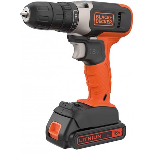 Black & Decker BCD001C1-QW Akku-Bohrschrauber (37Nm/18V/1x1,5Ah) Black & Decker BCD001C1-QW Akku-Bohrschrauber (37Nm/18V/1x1,5Ah)