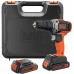 Black & Decker BCD003C2K-QW Schlagbohrmaschine (45Nm/18V/2x1,5Ah), Koffer