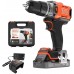 Black & Decker BCD383D1XK-QW Akku-Schlagbohrschrauber (45Nm/18V/1x2,0Ah), Koffer