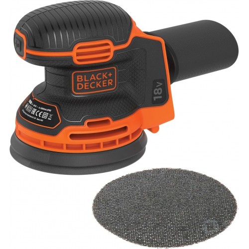 Black & Decker BDCROS18N-XJ Akku-Exzenterschleifer (125mm/18V/ohne akku und Ladegerät) Black & Decker BDCROS18N-XJ Akku-Exzenterschleifer (125mm/18V/ohne akku und Ladegerät)