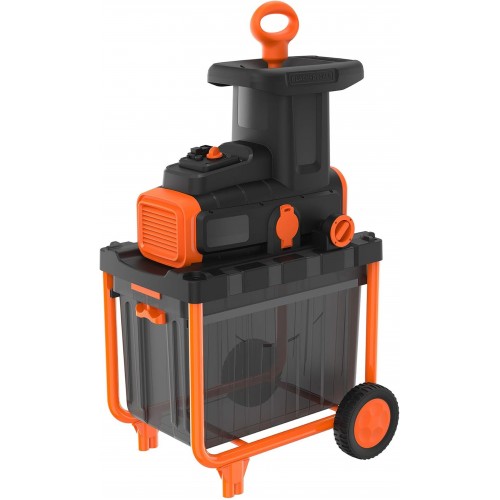 Black & Decker BEGAS5800-QS Elektro-Leise-Häcksler (2800W/45mm/45L) Black & Decker BEGAS5800-QS Elektro-Leise-Häcksler (2800W/45mm/45L)
