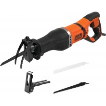 Black & Decker BES301-QS Elektro-Säbelsäge (750W) mit Asthalter und 2 Sägeblättern