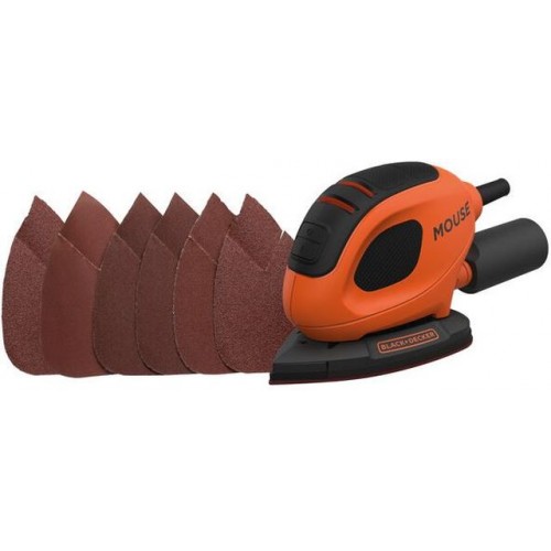 Black & Decker BEW230-QS Mouse Dreieckschleifer (55W)