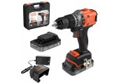 Black & Decker BLD683D2XK-QW Bürstenlose Schlagbohrmaschine (50Nm/18V/2x2,0Ah), Koffer