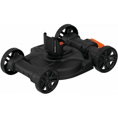 Black & Decker CM100-XJ Fahrgestell, Schnittbreite 38cm, Multi-Trimmer 3in1