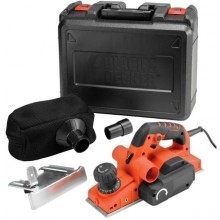 Black & Decker KW750K-QS Hobel (750W/82mm/0-2mm), TCT-Messer, koffer