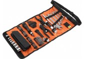 Black & Decker A7144-XJ Handliche Rolltasche mit Autowerkzeug-Zubehör 71-teilig