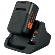 Black & Decker BDC2A36-QW 36V Starter-Kit Li-Ion (1x2,0Ah/36V) +Ladegerät 1,35A