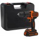 Black & Decker BDCHD18K-QW Akku-Schlagbohrschrauber (40Nm/18V/1x1,5Ah), Koffer