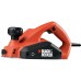 Black & Decker KW712-QS Elektrohobel mit Zweihandgriff und Absaugadapter 650 W / 82 mm