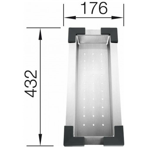 BLANCO Multifunktionsschale Edelstahl | 514542 BLANCO Multifunktionsschale Edelstahl | 514542