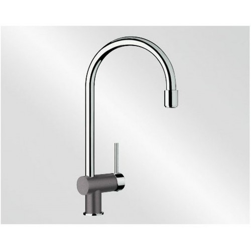 BLANCO FILO-S Silgranit-Look (zweifarbig) felsgrau/chrom, 518811