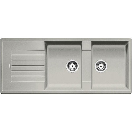 BLANCO Zia 8 S Granitspüle SILGRANIT®, Becken reversibel einbaubar, perlgrau 520638 BLANCO Zia 8 S Granitspüle SILGRANIT®, Becken reversibel einbaubar, perlgrau 520638