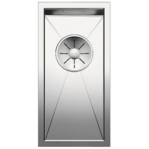 BLANCO Einbauspüle ZEROX 180-IF/N Edelstahl Steelart | InFino Ablauf | 521566