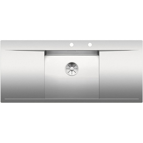 BLANCO Einbauspüle FLOW 5 S-IF Edelstahl Steelart InFino Ablauf 521637