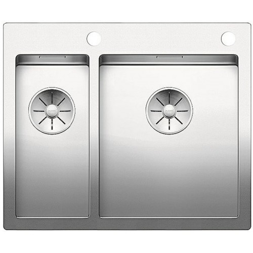 BLANCO Einbauspüle CLARON 340/180-IF/A Edelstahl Steelart | InFino Ablauf 521647
