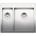 BLANCO Einbauspüle CLARON 340/180-IF/A Edelstahl Steelart | InFino Ablauf 521647