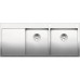 BLANCO Einbauspüle CLARON 8 S-IF Edelstahl Steelart | InFino Ablauf | Becken rechts 521651