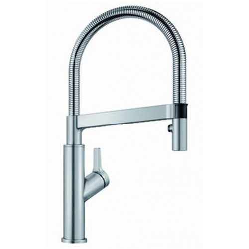 BLANCO Solenta-S, Edelstahl finish Ultraresist, Hochdruck, Senso Hebel rechts, 522407