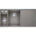 Axia III 6 S-F Silgranit PuraDur, Farbe alumetallic, Glasschneidbrett,InFino Ablauf 524671
