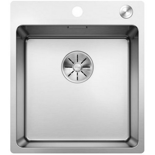 BLANCO Einbaubecken ANDANO 400-IF/A Edelstahl Seidenglanz mit InFino Ablaufsystem 525244