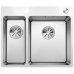 BLANCO Einbaubecken ANDANO 340/180-IF/A Edelstahl Seidenglanz mit InFino Ablaufsystem