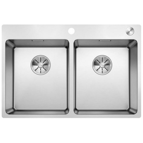 BLANCO ANDANO 340/340-IF/A Edelstahl Seidenglanz IF-Becken 525248 BLANCO ANDANO 340/340-IF/A Edelstahl Seidenglanz IF-Becken 525248