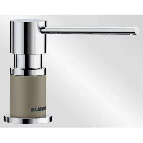 BLANCO Spülmittelspender LATO Silgranit-Look zweifarbig tartufo/chrom 525816