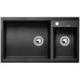 BLANCO Einbauspüle METRA 9 Silgranit schwarz 525936