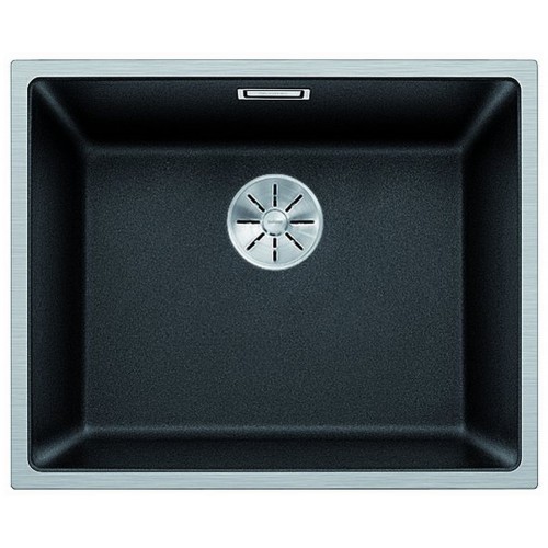 BLANCO Einbauspüle SUBLINE 500-IF SteelFrame Silgranit, InFino schwarz 525997 BLANCO Einbauspüle SUBLINE 500-IF SteelFrame Silgranit, InFino schwarz 525997