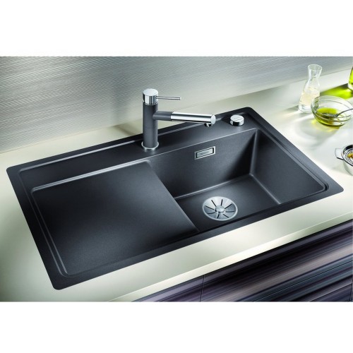 BLANCO Zenar 45 S-F Spüle schwarz, Becken links 526039 BLANCO Zenar 45 S-F Spüle schwarz, Becken links 526039