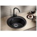 Blanco Riona 45 - Silgranitspüle, Durchmesser 500 mm, Schwarz 526095