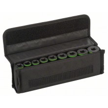 BOSCH Steckschlüsseleinsätze-Set, 9-teilig, 77 mm, 10 - 27 2608551101